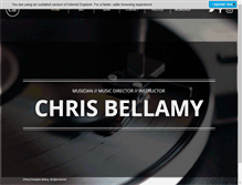 Tablet Screenshot of christopherbellamy.com